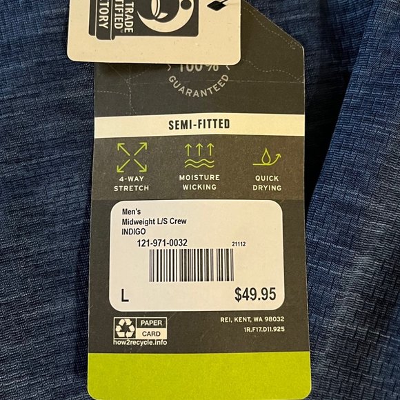 REI Long Sleeve Crew - Picture 3 of 4